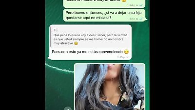 I had a molten whatsapp chat with my best friend's stepfather and we finished up fucking - Tara Rico